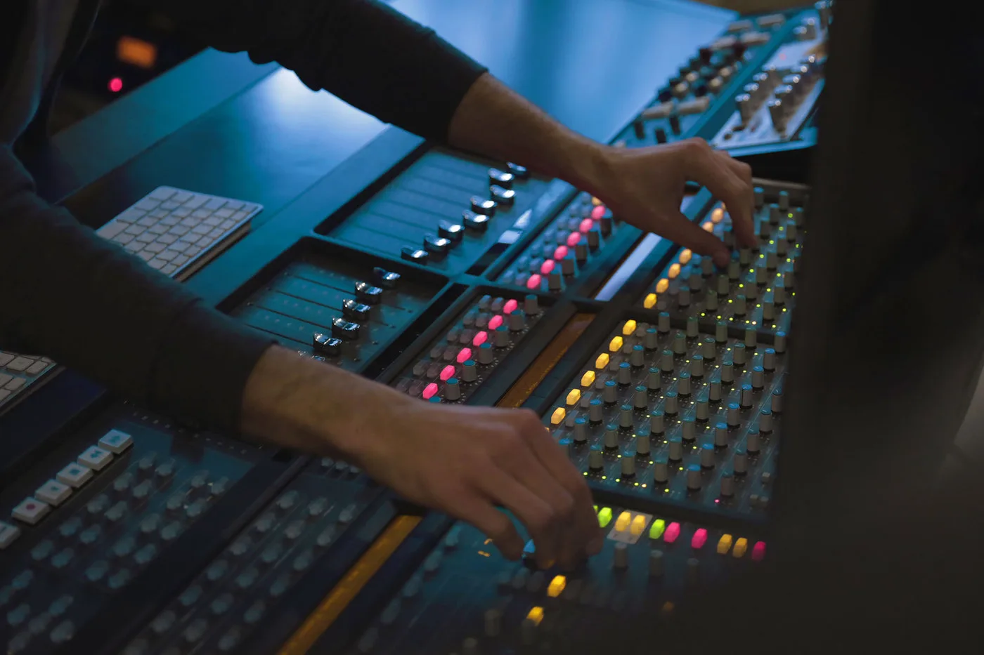 Console de mixage audio