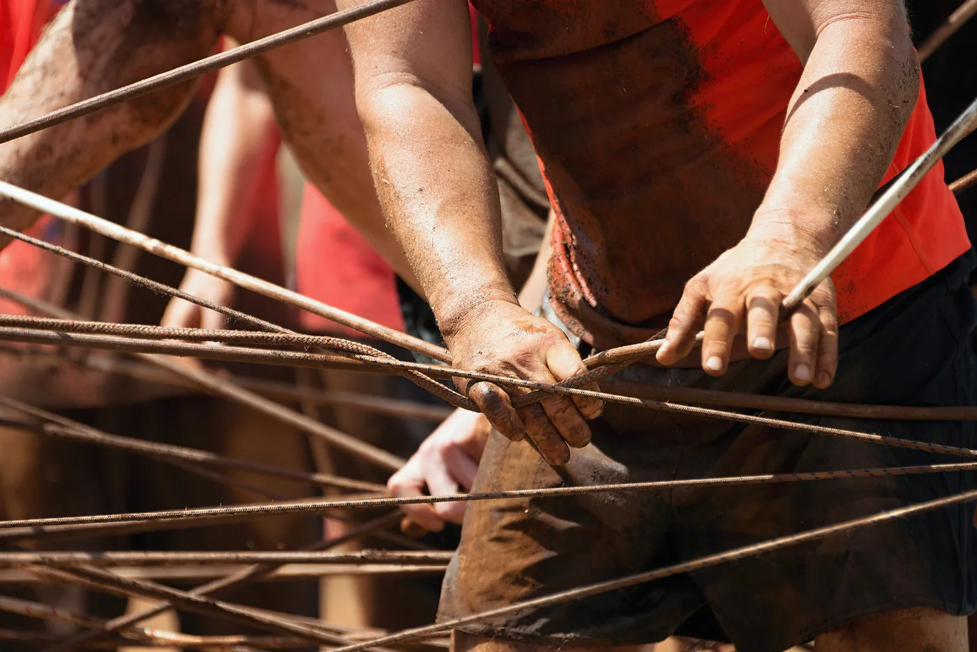 Défi d'obstacles de boue