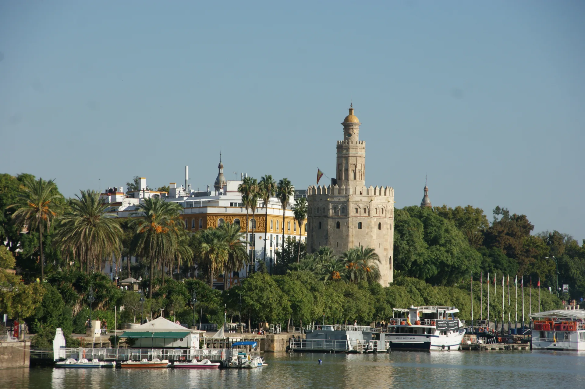 La Torre del Oro au bord du Guadalquivir, à Séville